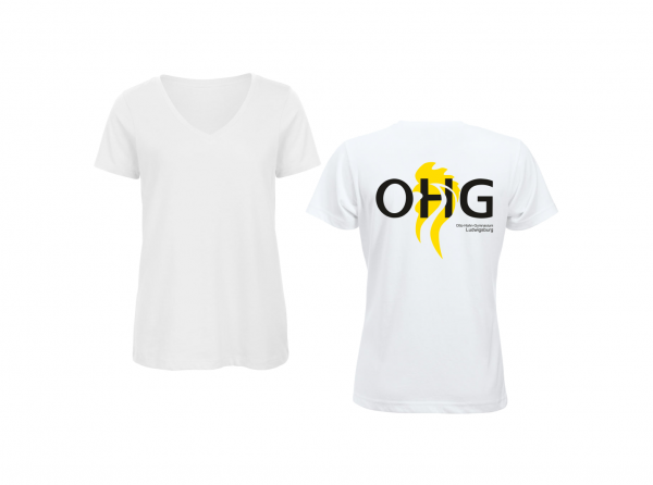 OHG - Schülerinnen T-Shirt (Tailliert) weiß