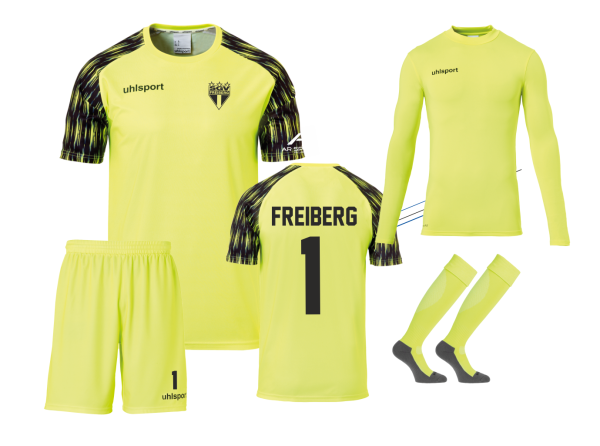 SGV Freiberg - Torwart-Set gelb